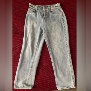 Simple Society denim jeans Juniors 9/29 Open Caged Sides High Rise Straight